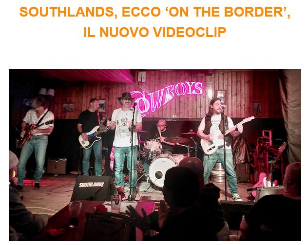 SOUTHLANDS, ECCO ‘ON THE BORDER’, IL NUOVO VIDEOCLIP